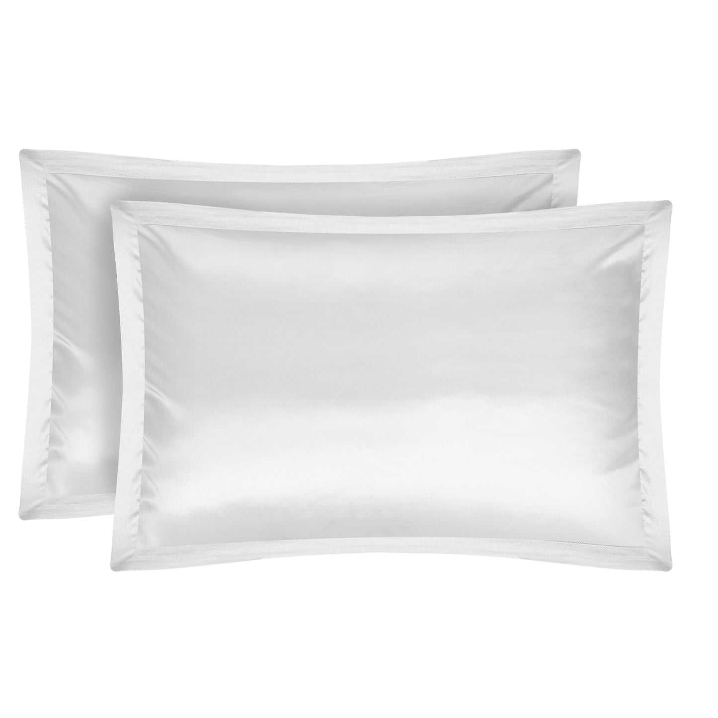 2 Pack Soft Silky Satin Pillow Case Hypoallergenic Breathable Bed Pillow Co 1437
