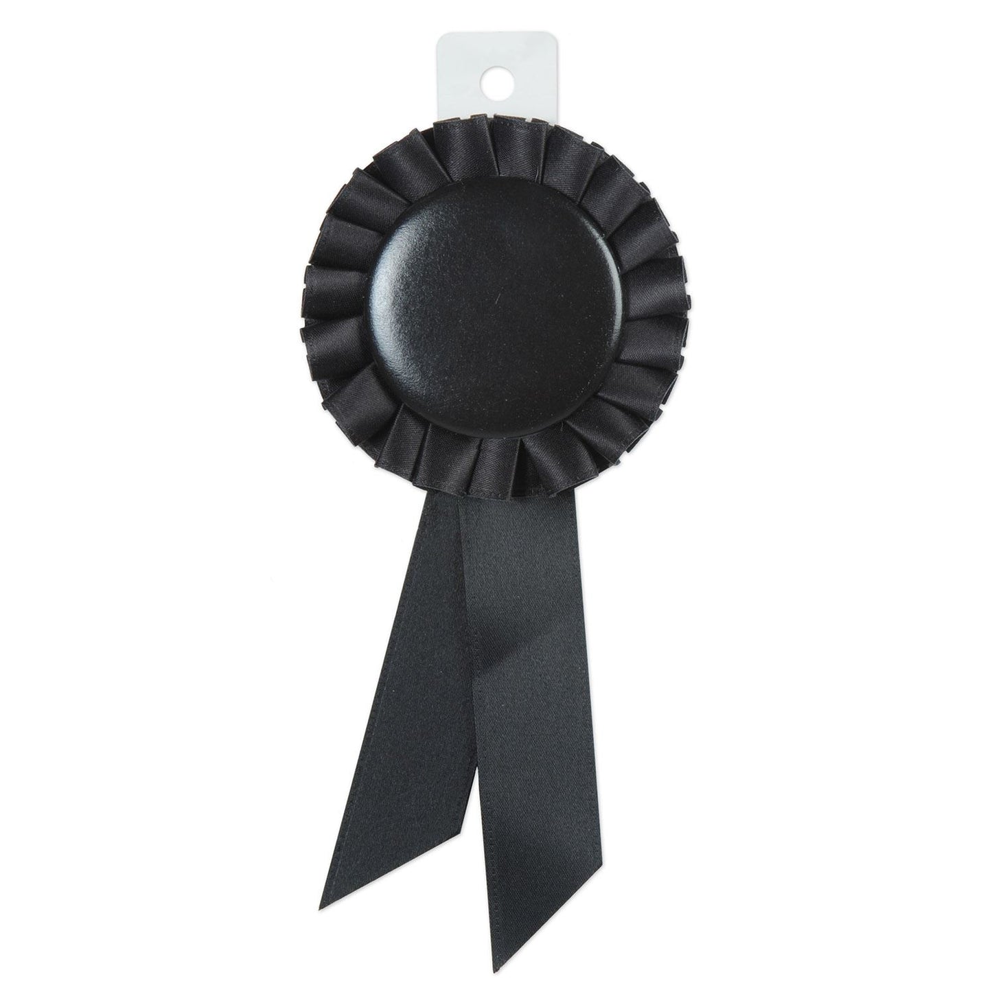 Beistle Black Rosette Award Ribbon - Derby Day | Party Supply | Decoration