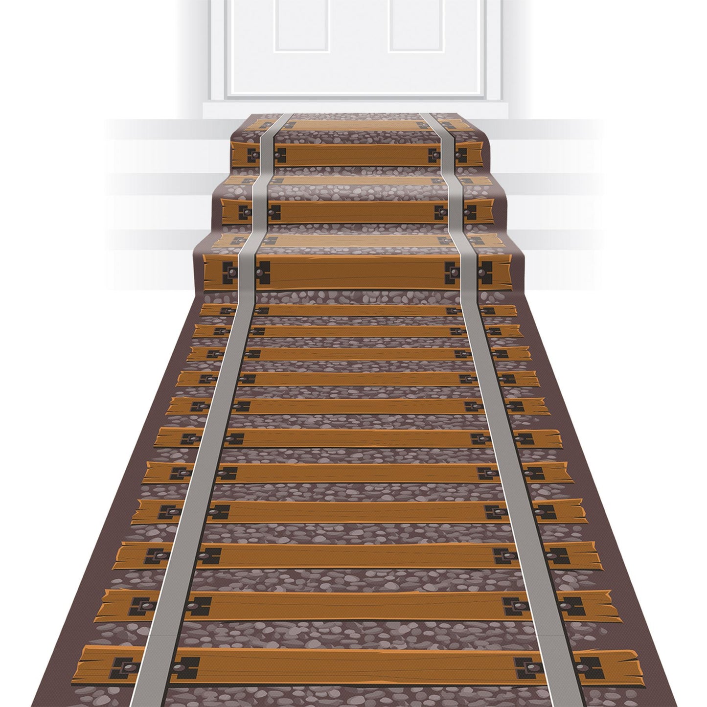Beistle Railroad Track Runner - Western | Party Supply | Decoration