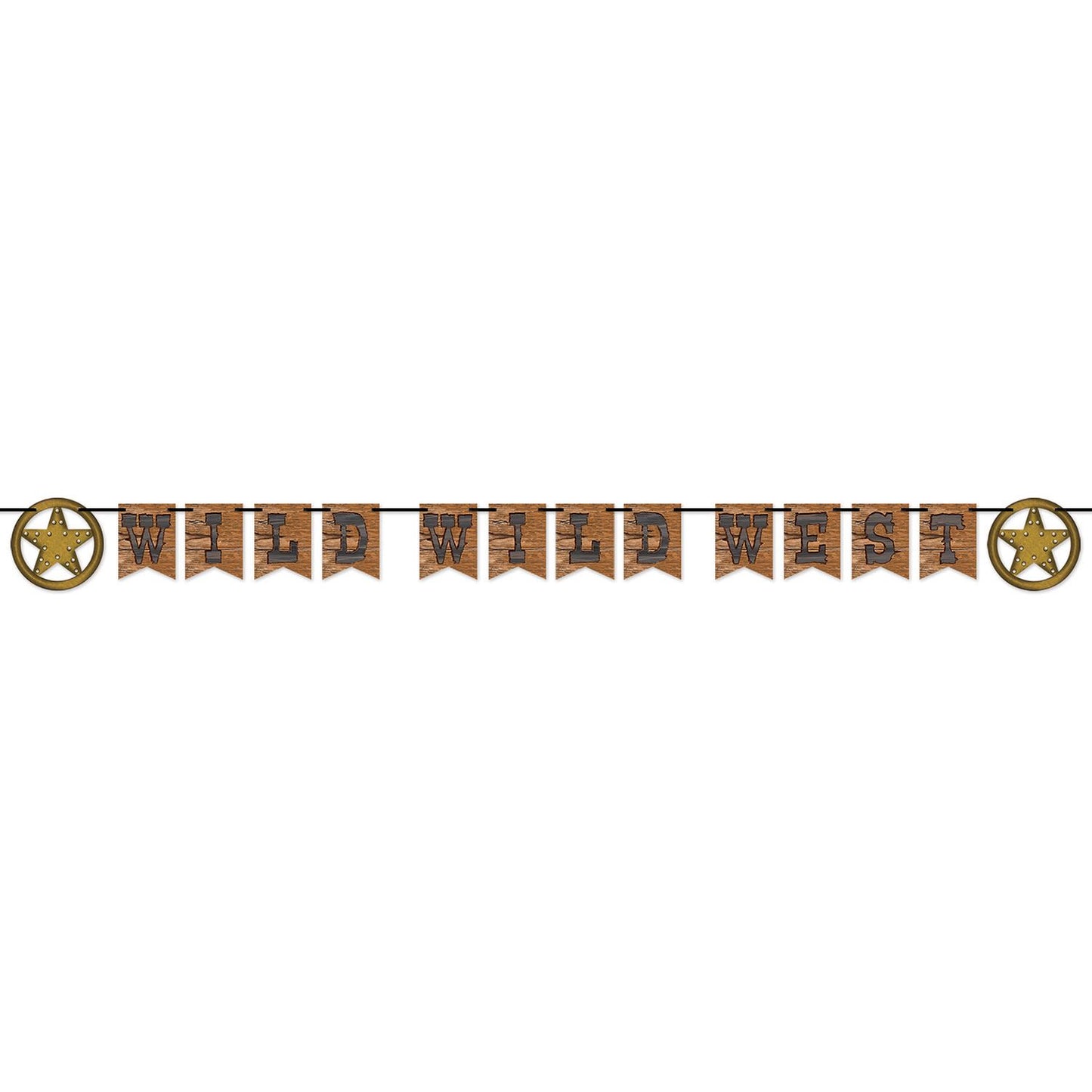 Beistle Wild Wild West Streamer - Western | Party Supply | Decoration