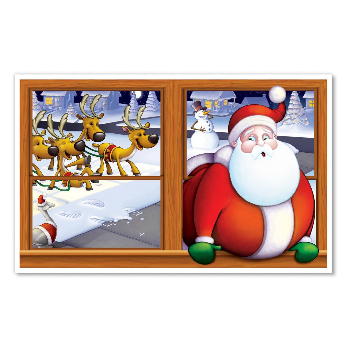 Beistle Santa Insta-View - Christmas/Winter | Party Supply | Decoration