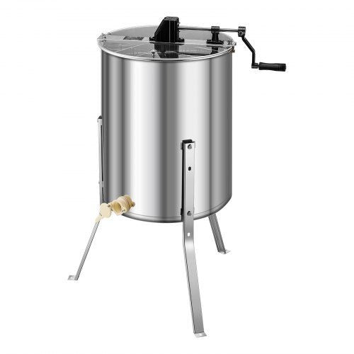 Manual Honey Extractor 4/6 Frame Beekeeping Honeycomb Spinner Stainless Steel