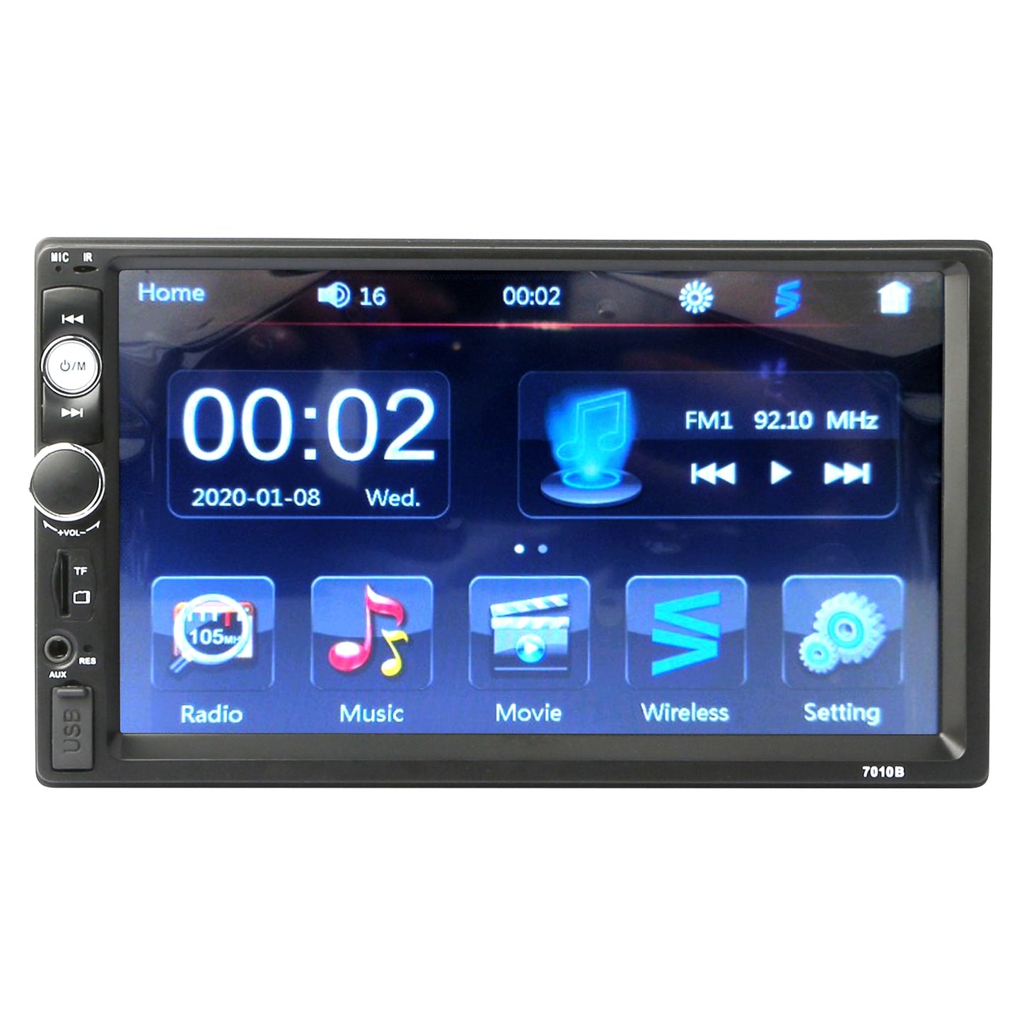 iMounTEK 7 Inches Universal Wireless Car MP5 Player 1080P Video Player Stereo