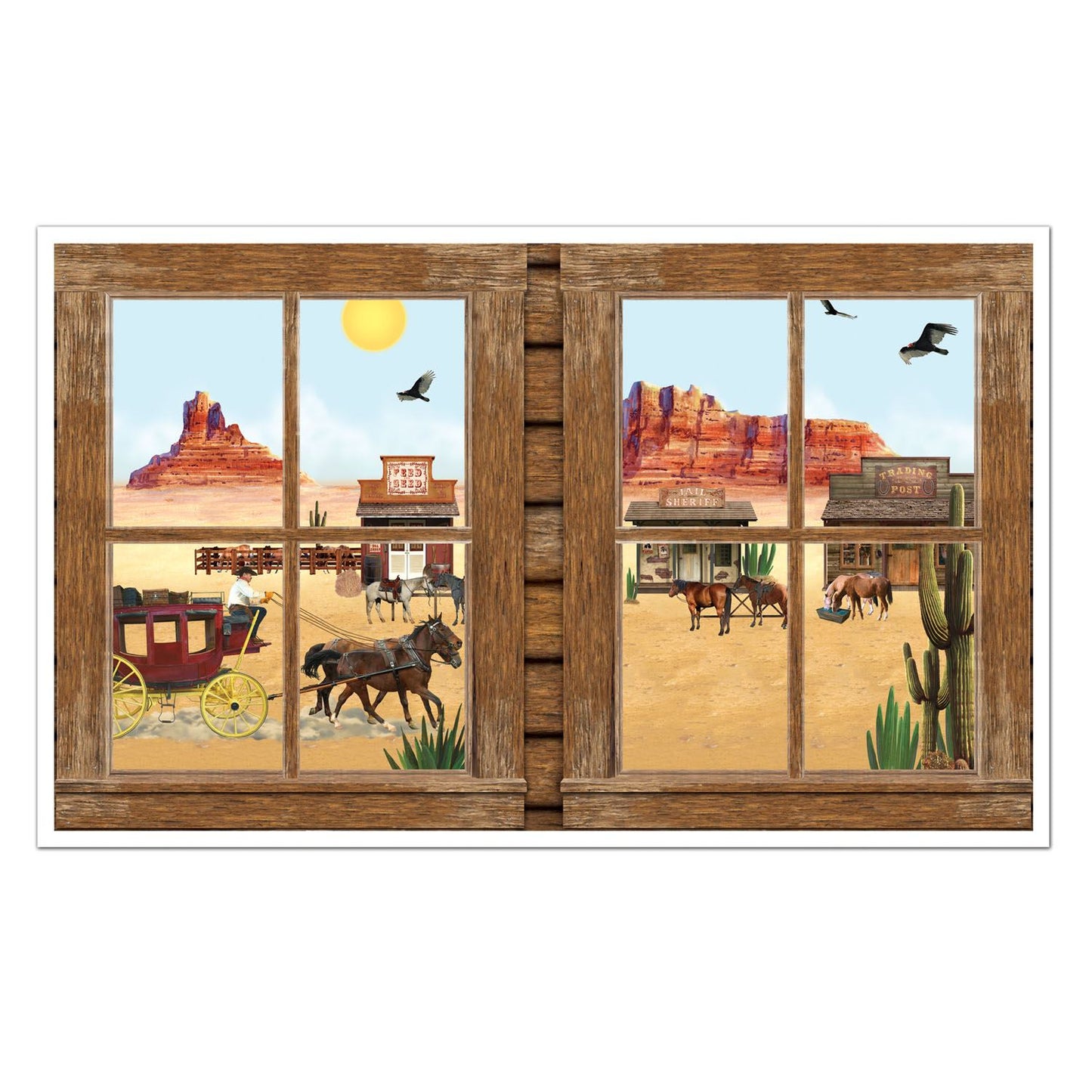 Beistle Western Insta-View | Party Supply | Decoration