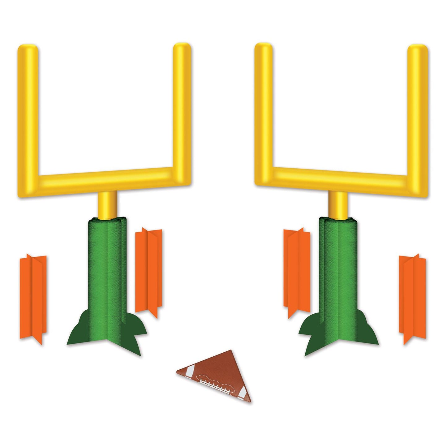Beistle 3-D Football Goal Post Centerpieces | Party Supply | Decoration