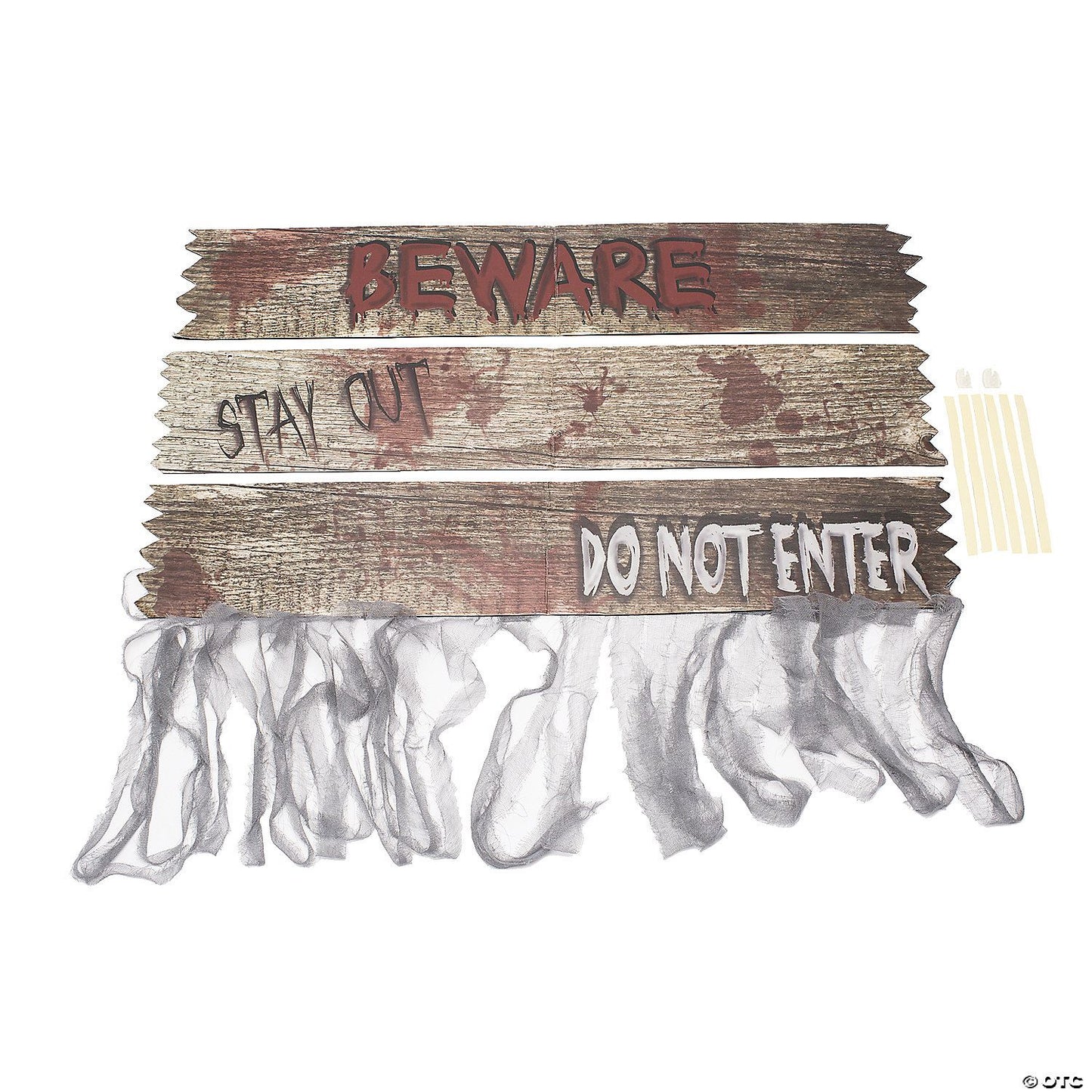Haunted House Doorway Board Signs | Halloween Decoration