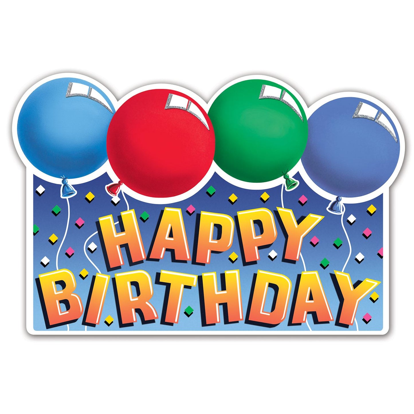 Beistle Happy Birthday Cutout | Party Supply | Decoration