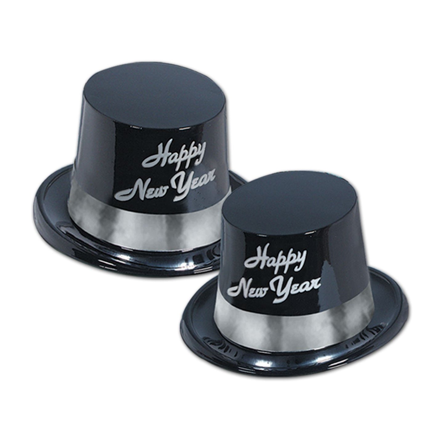 Beistle Silver Legacy New Year Plastic Topper Hat - New Years | Party Supply