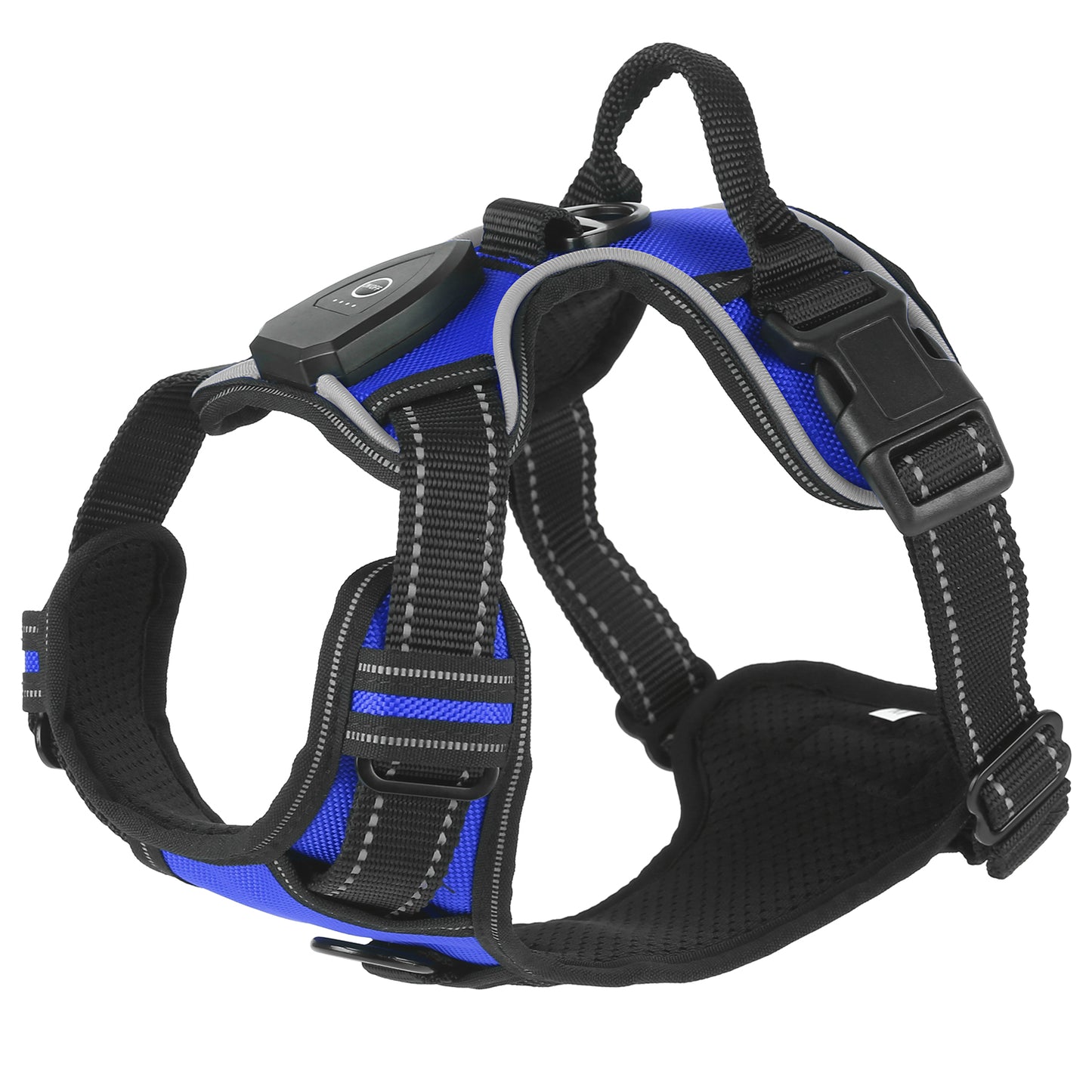 Light Up Dog Harness Rechargeable LED Dog Harness No Pull Lighted Dog Vest 9308