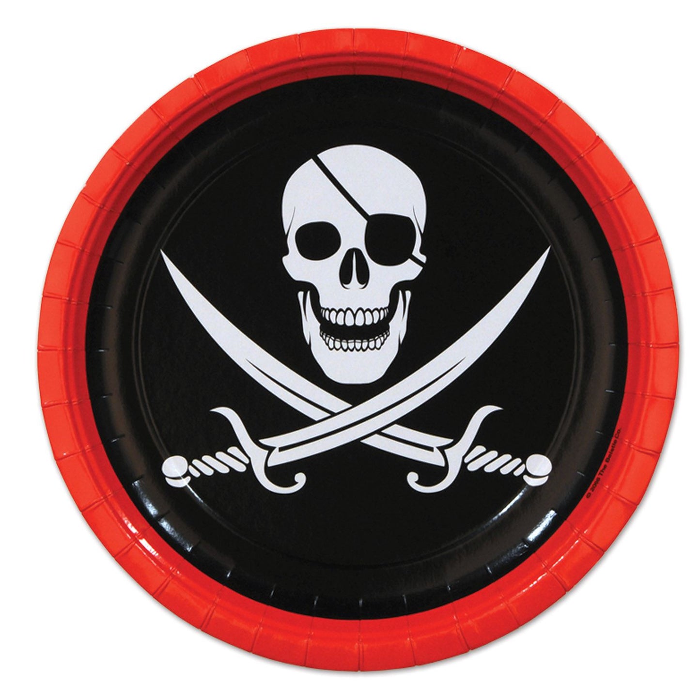 Beistle Pirate Lunch Plates | Party Supply | Decoration