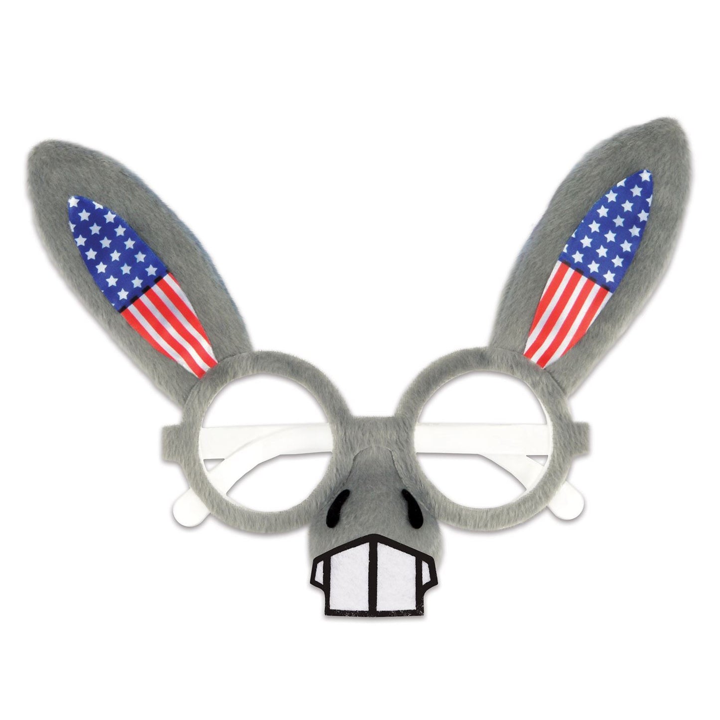 Beistle Patriotic Donkey Glasses | Party Supply | Decoration