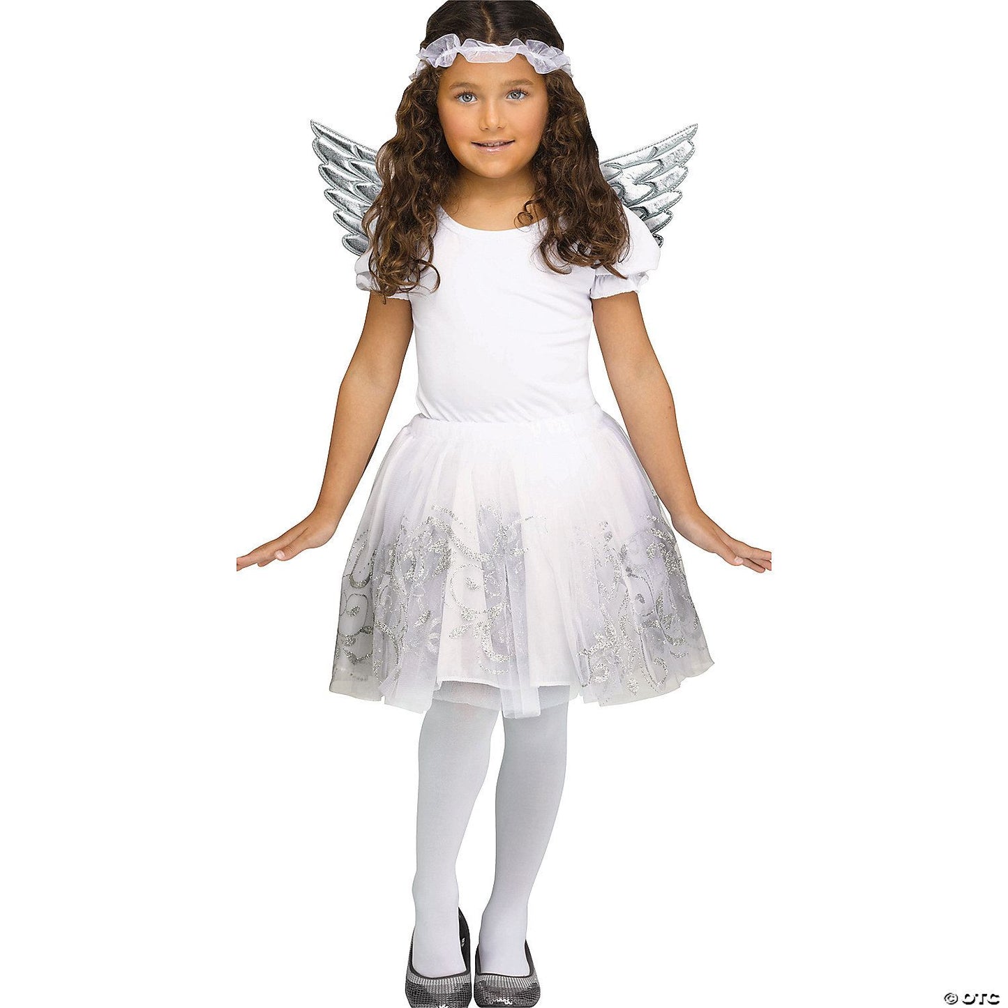 Angel 3-Piece Instant Set with Wings for Children | Silver
