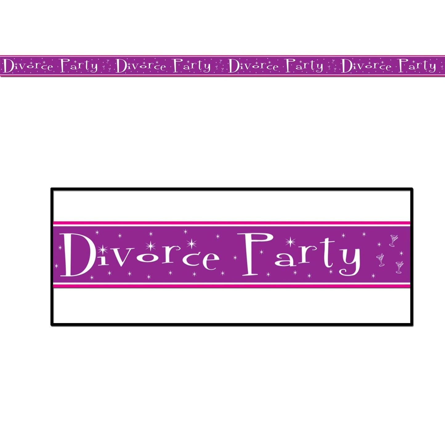 Beistle Divorce Party Party Tape - Wedding | Party Supply | Decoration