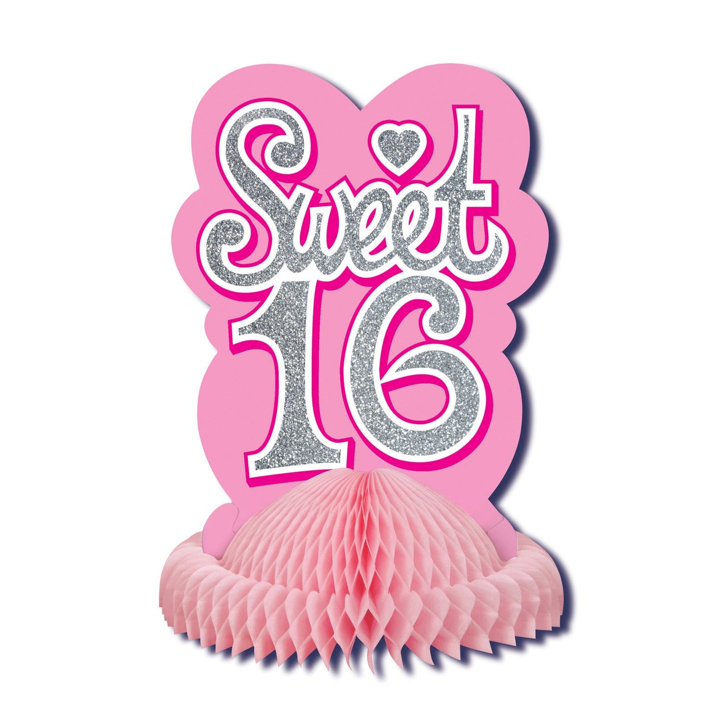 Beistle Sweet Sixteen Centerpiece - Sweet 16 | Party Supply | Decoration