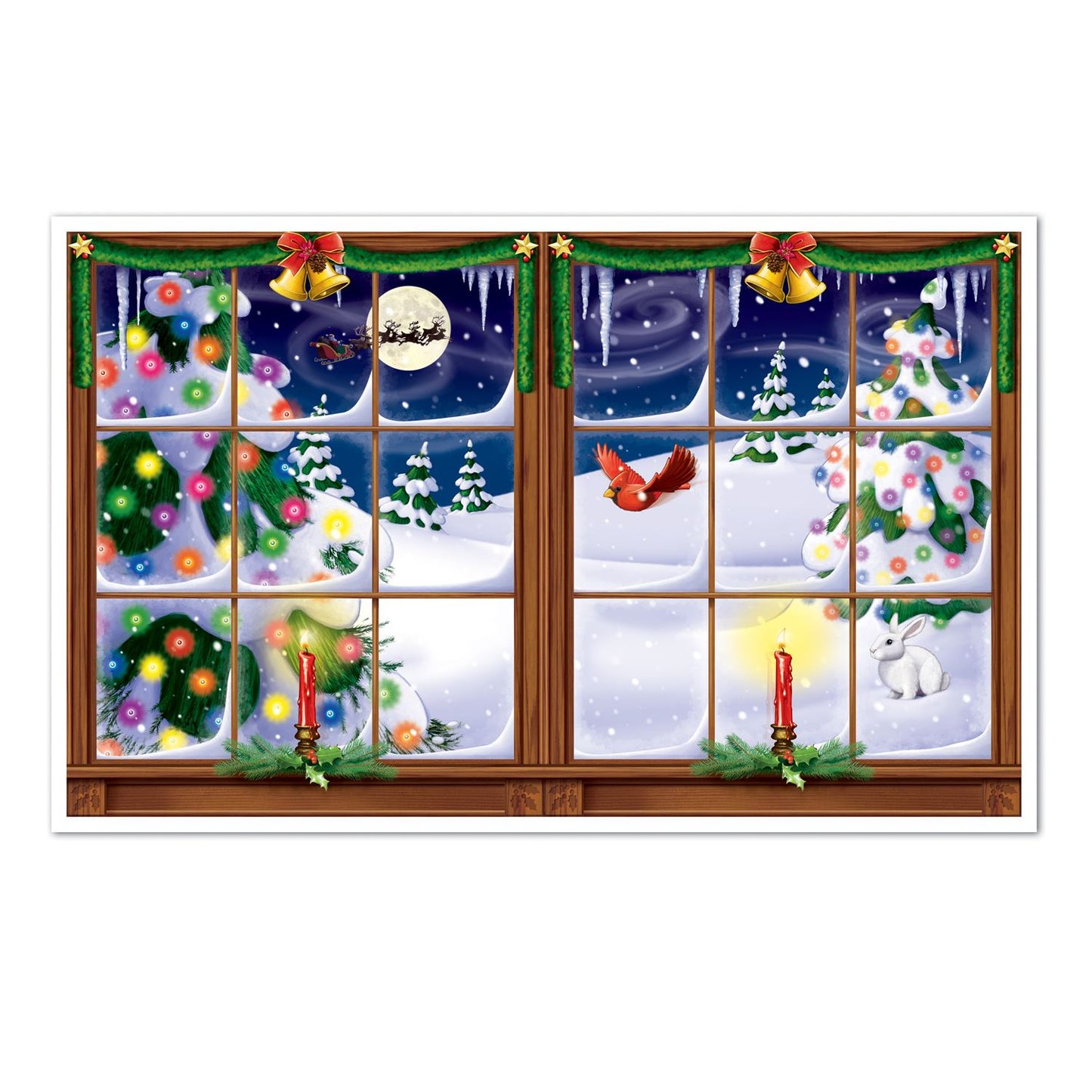 Beistle Snowy Christmas Insta-View - Christmas/Winter | Party Supply