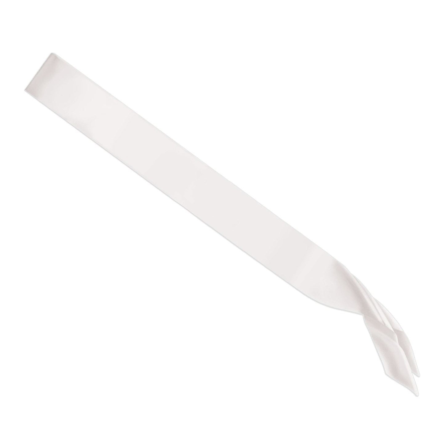 Beistle White Satin Sash - General Occasion | Party Supply | Decoration