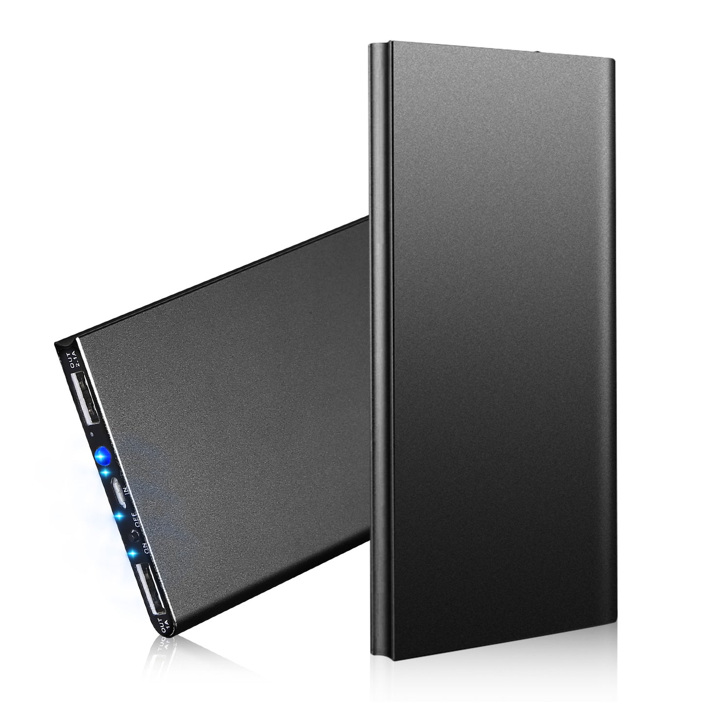 20000mAh Power Bank Ultra-thin External Battery Pack Phone Charger Dual USB