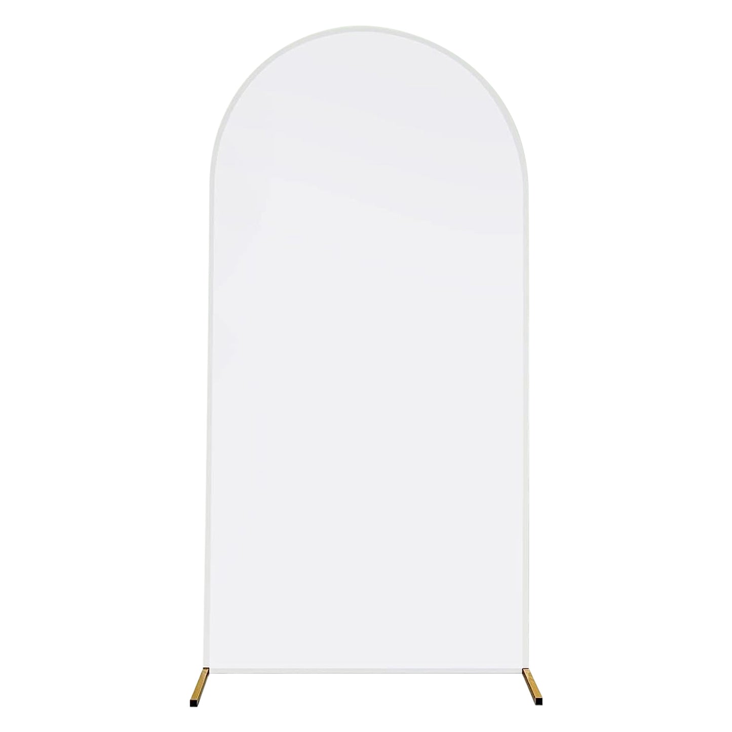 Arch Backdrop Stand Cover 3.28x6.56FT White Spandex Fitted Wedding Arch Cover