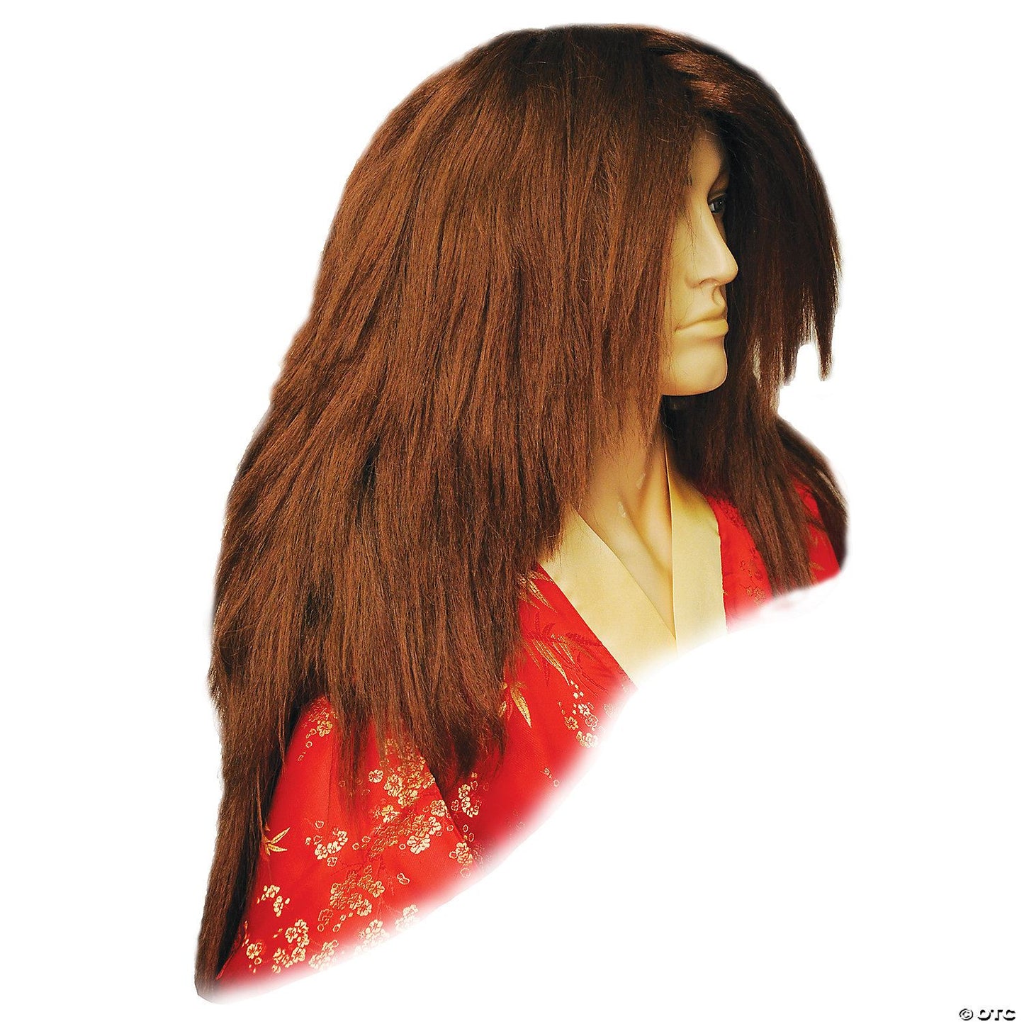 Womens Deluxe Kabuki Wig | Brown/Red