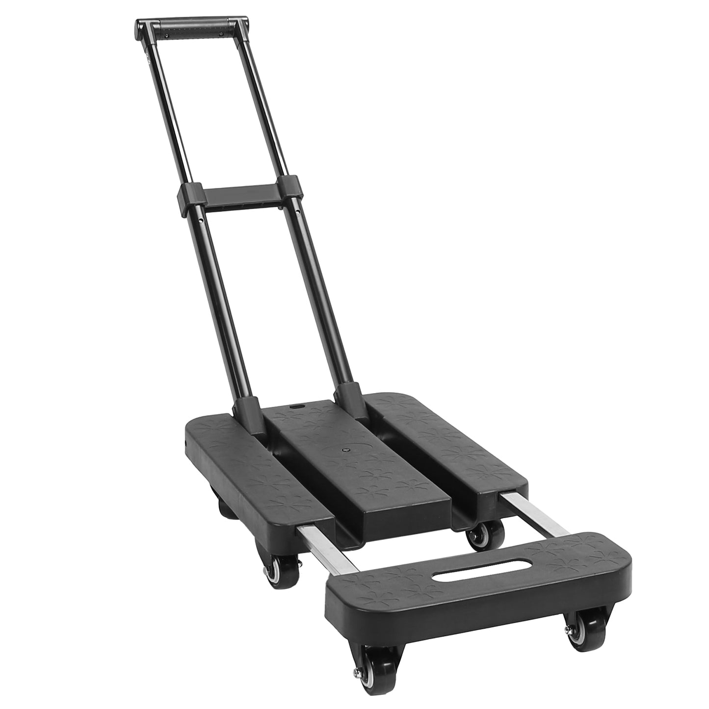 Folding Hand Truck Collapsible 165LBS Heavy Duty Luggage Cart Foldable Utility