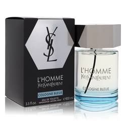 Yves Saint Laurent L'homme Cologne Bleue | 3.4 oz EDT Spray | Men