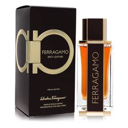 Salvatore Ferragamo Spicy Leather | Eau De Parfum Spray | Men | 3.4 oz