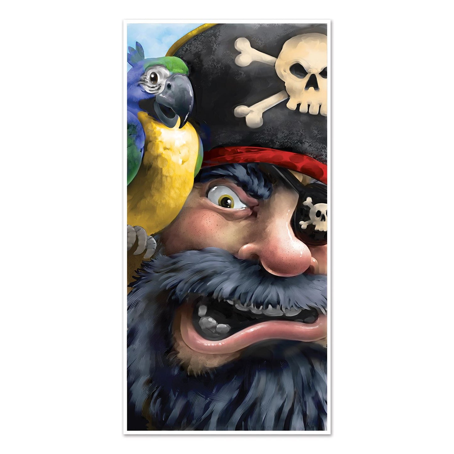 Beistle Pirate Door Cover | Party Supply | Decoration