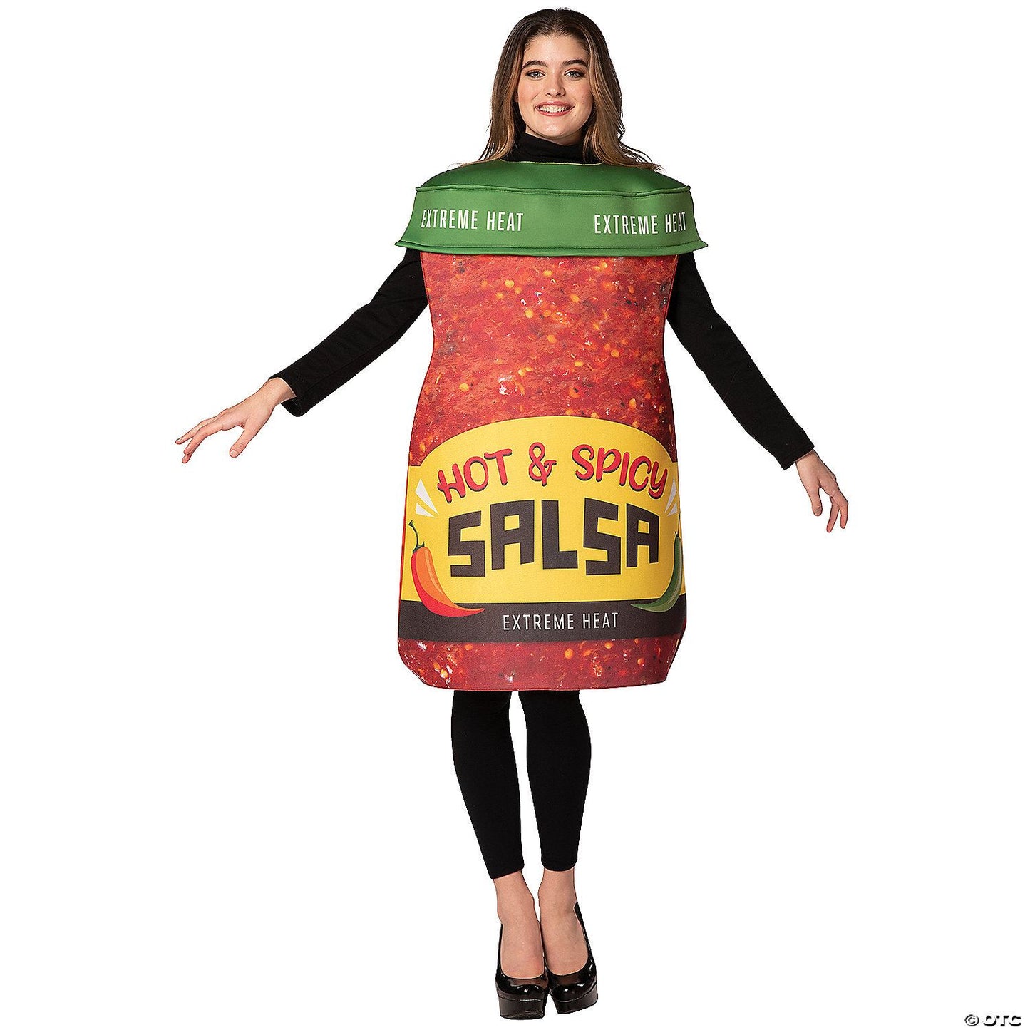 Unisex | Adults Hot & Spicy Salsa Jar Costume - One Size