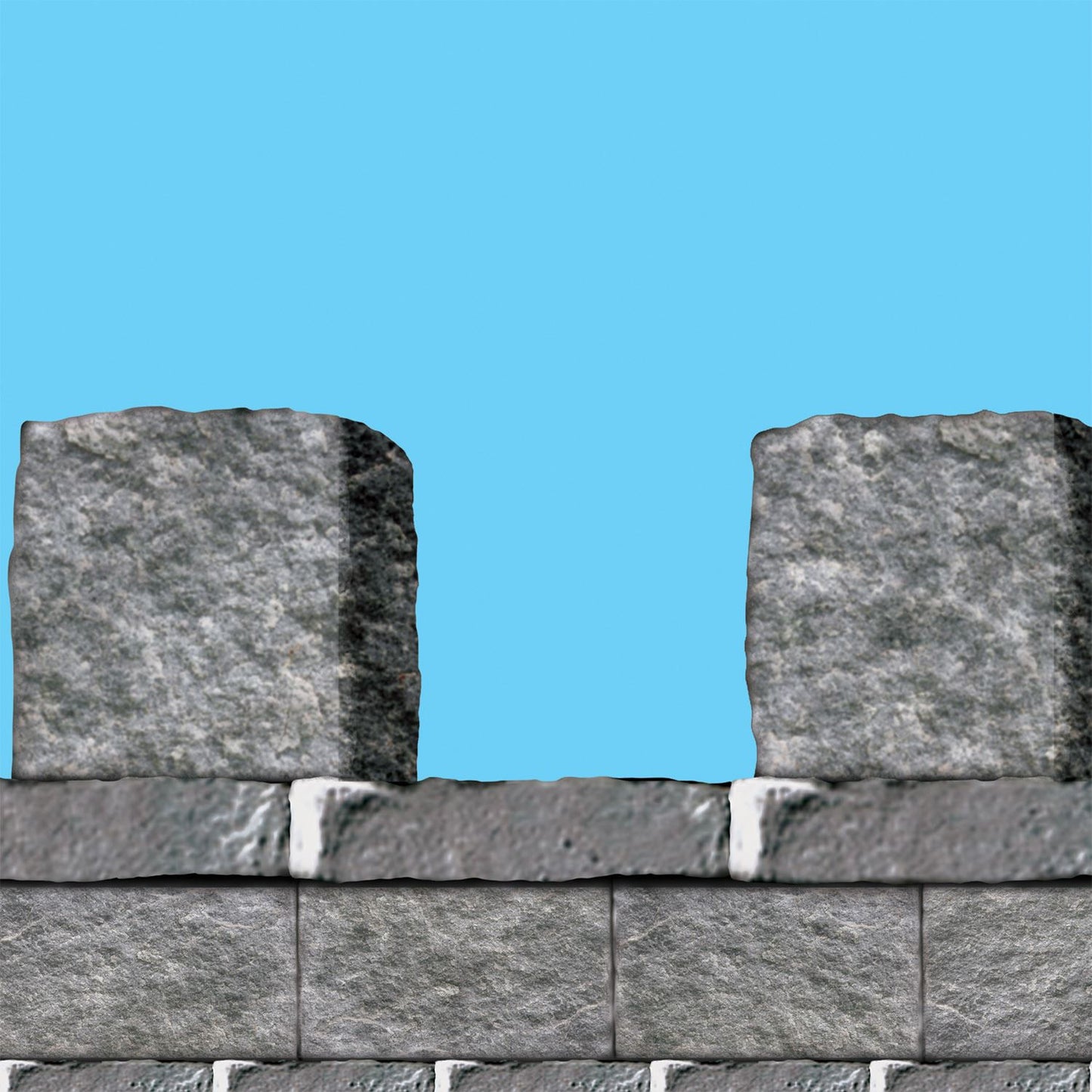 Beistle Stone Wall Border - Medieval | Party Supply | Decoration