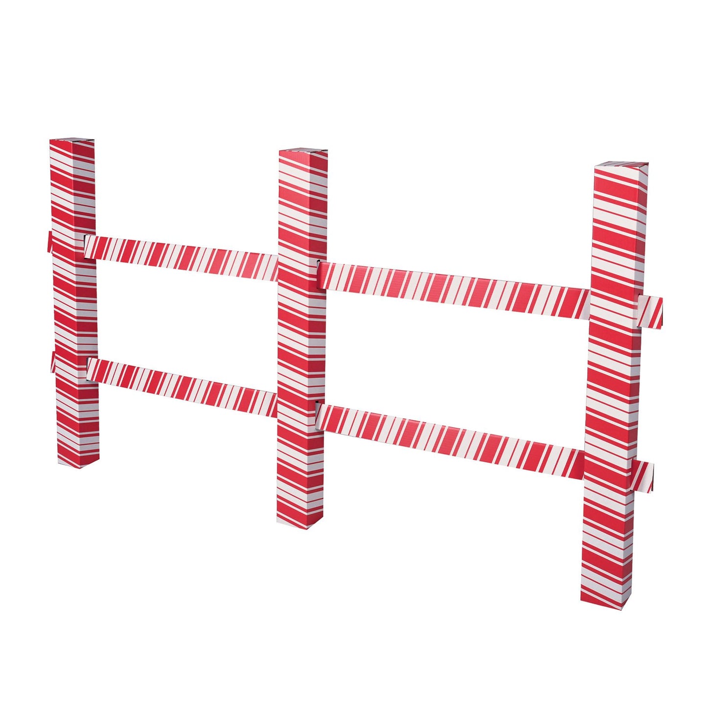 Beistle 3-D Candy Cane Fence Prop - Christmas/Winter | Party Supply