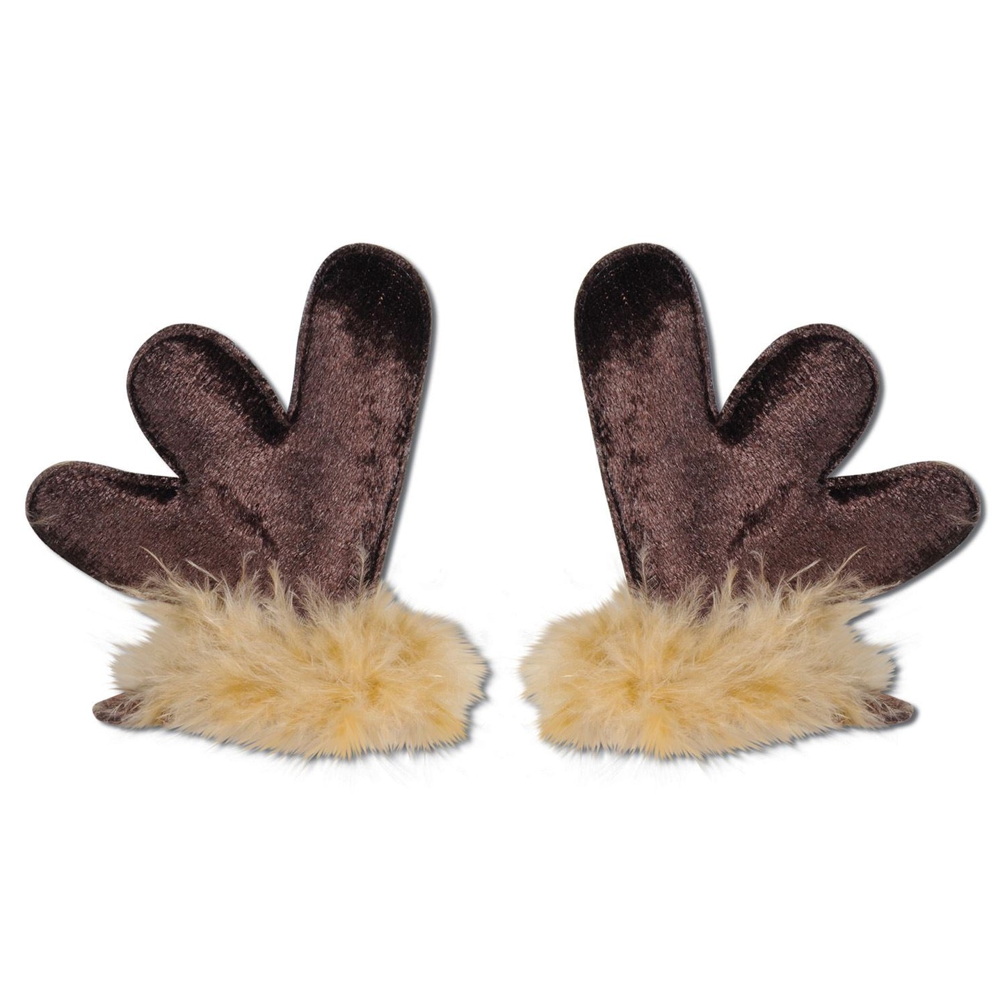 Beistle Reindeer Antler Hair Clips - Christmas/Winter | Party Supply