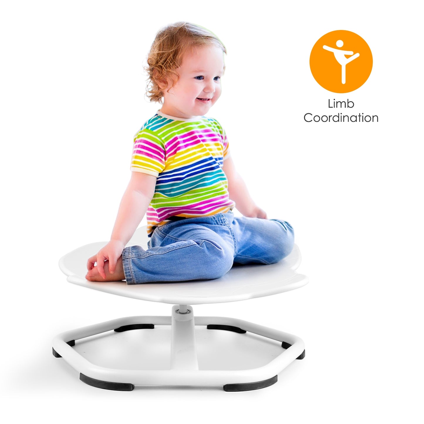 Kids Spinning Chair Autism Sensory Swivel Chair Balancing Seat Toy Rotation