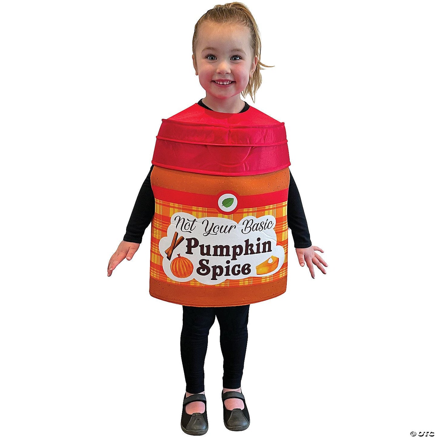 Unisex | Kids Pumpkin Spice Seasoning Costume | Halloween Decoration