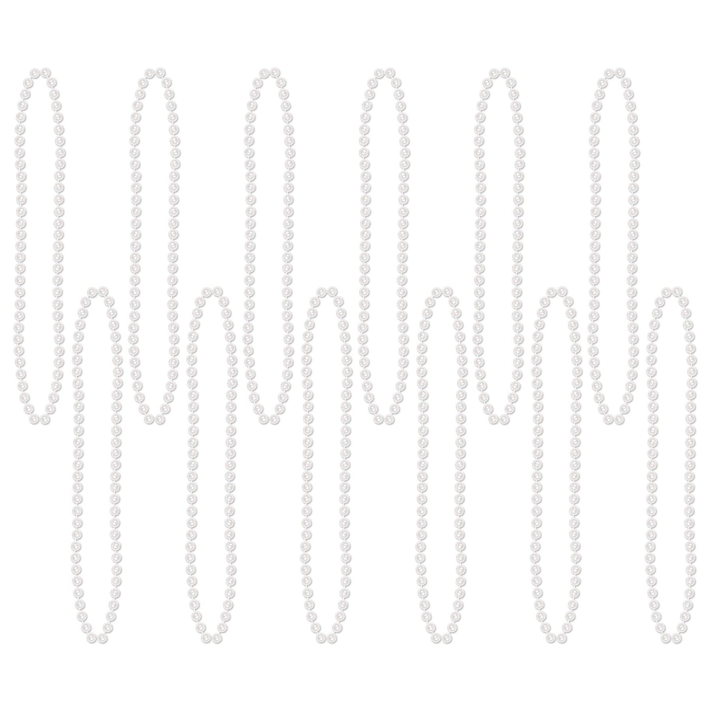 Beistle White Party Beads - General Occasion | Party Supply | Decoration