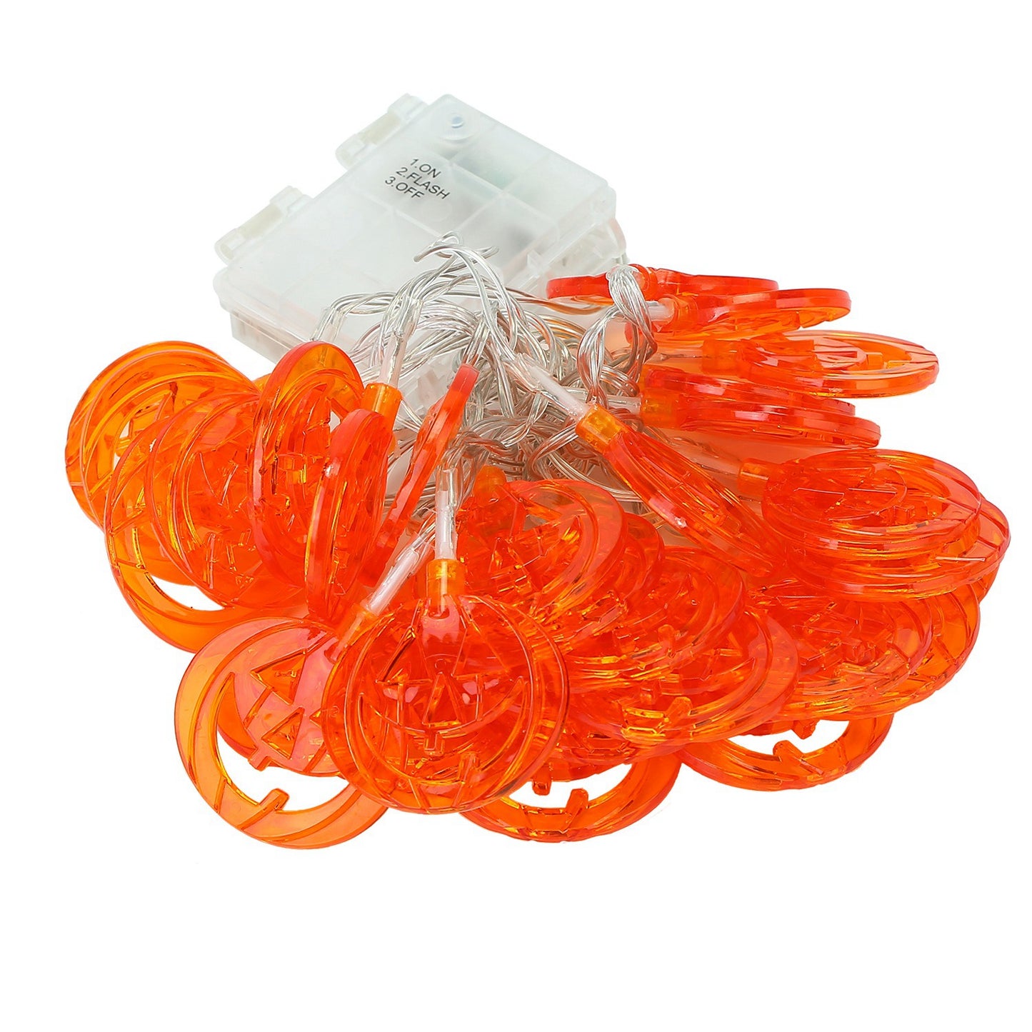 Halloween Pumpkin String Lights 30 LEDs 9.8ft Halloween String Lights