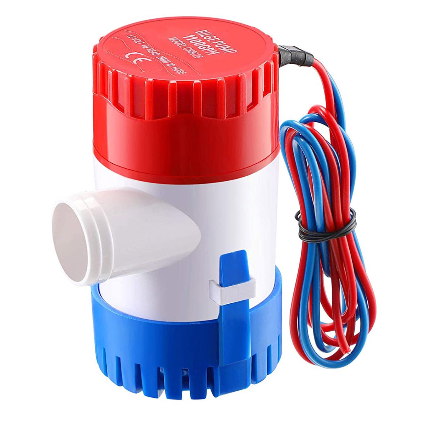 Bilge Pump For Boats 12V 1100GPH Submersible Marine Boat Bilge Non-Automatic