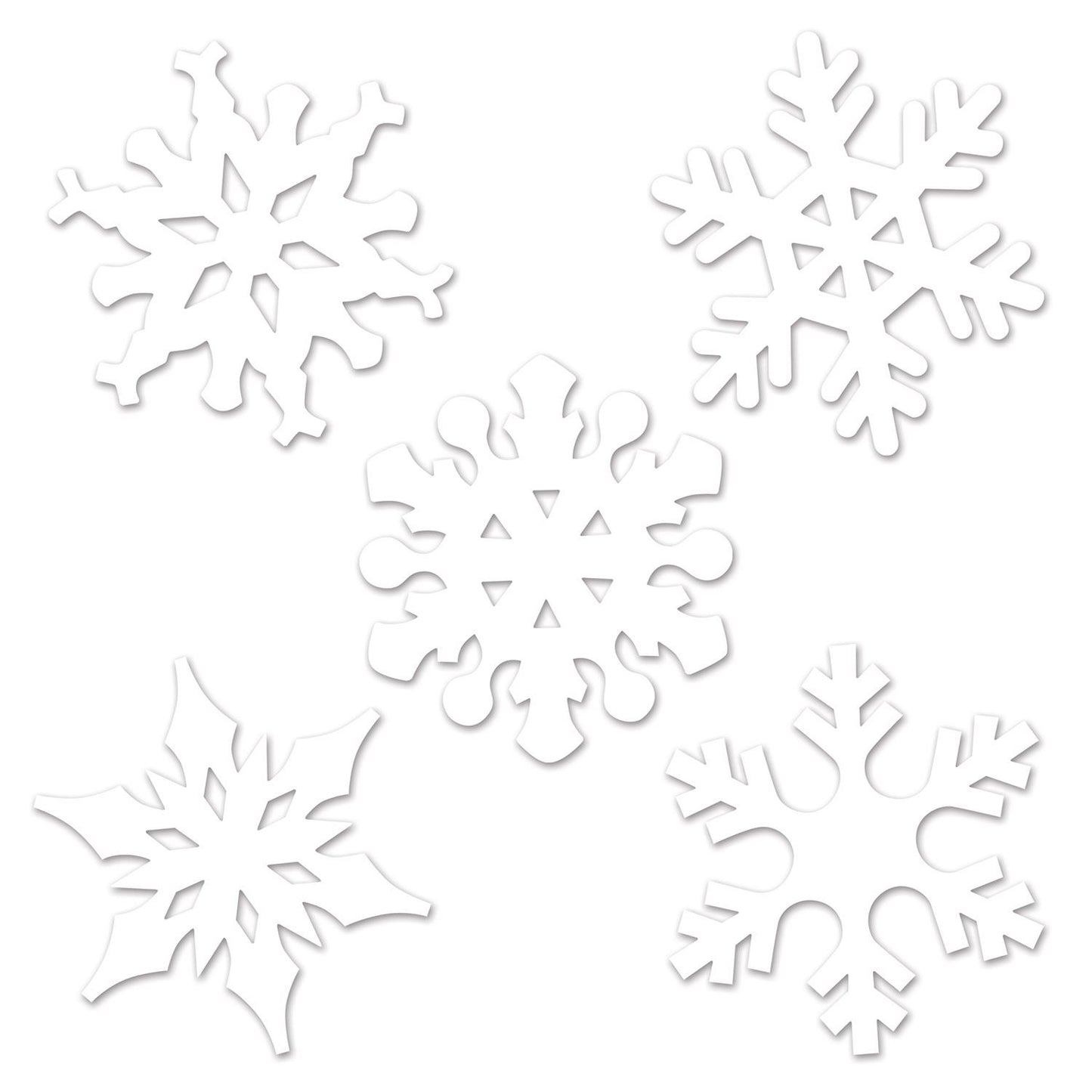 Beistle Mini Snowflake Cutouts - Christmas/Winter | Party Supply | Decoration