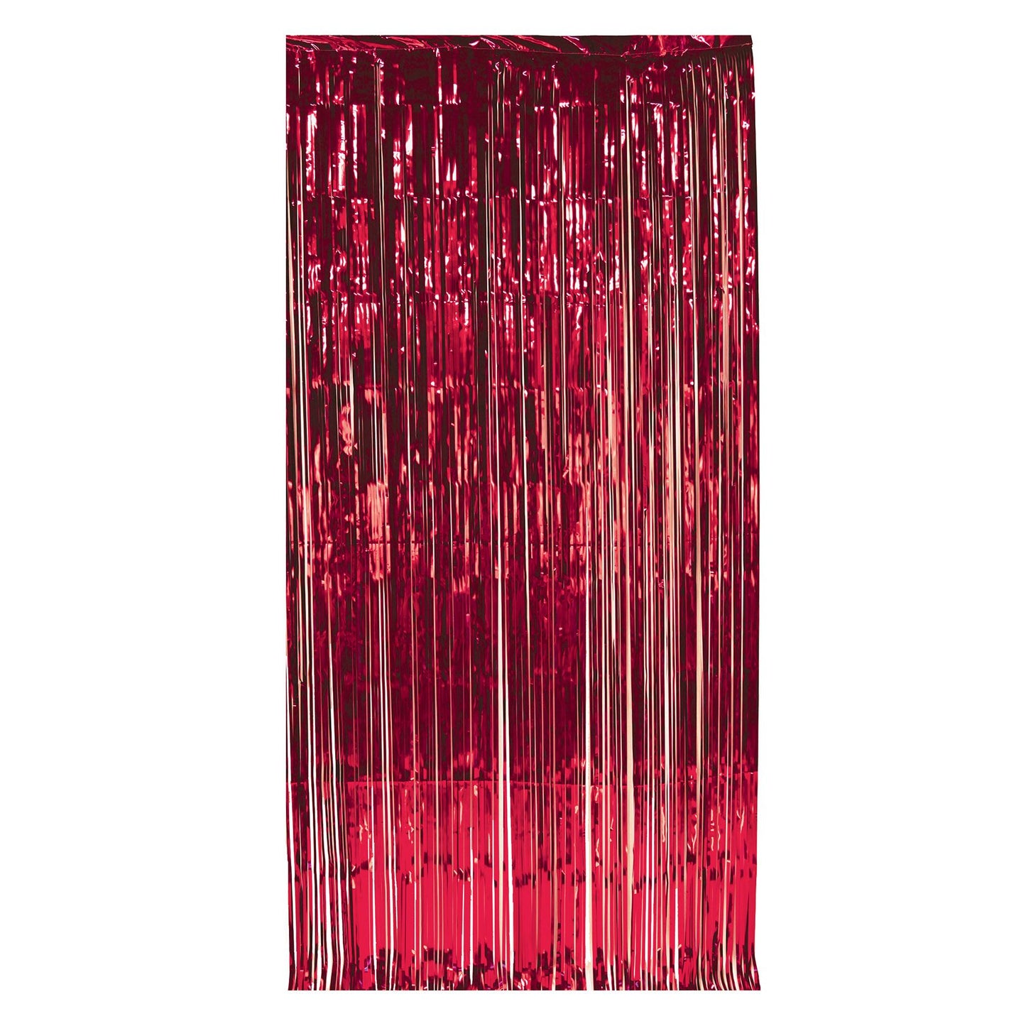 Beistle Red 1-Ply Gleam N Curtain - General Occasion | Party Supply