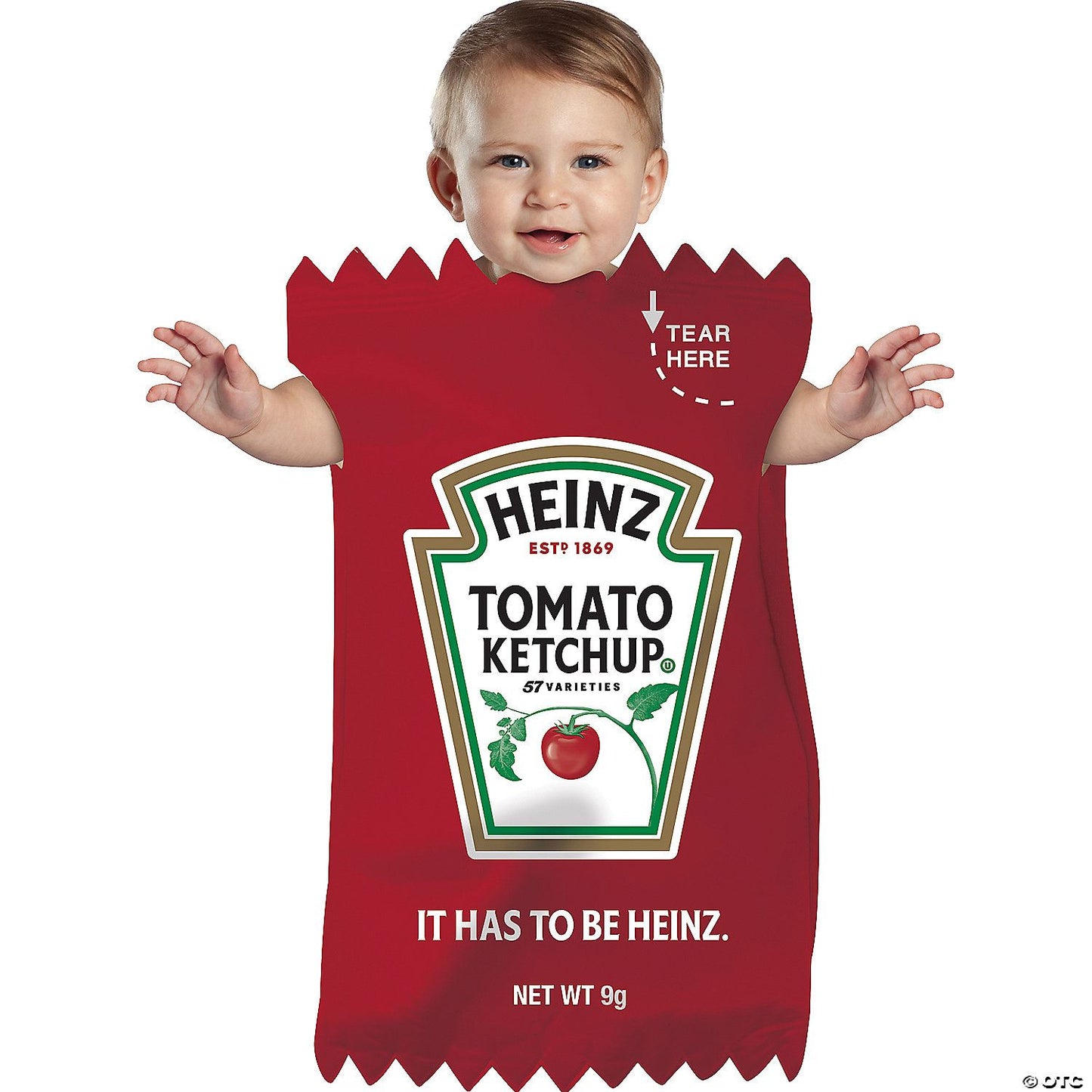 Unisex | Heinz Ketchup Packet Bunting Costume