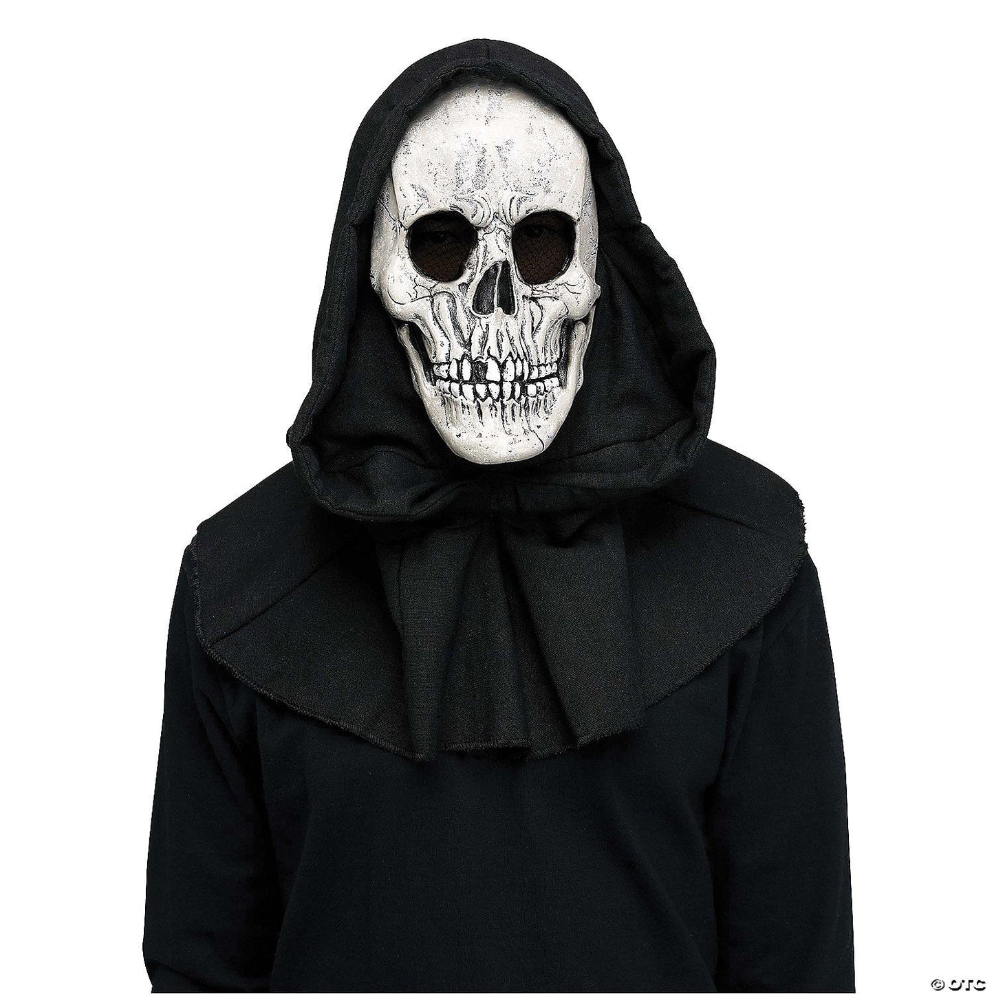 Adults Reaper Horror Mask with Black Shroud | Halloween Decoration