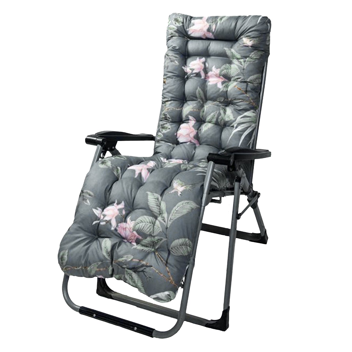 67x22in Chaise Lounger Cushion Recliner Rocking Chair Sofa Mat Deck Chair 8789