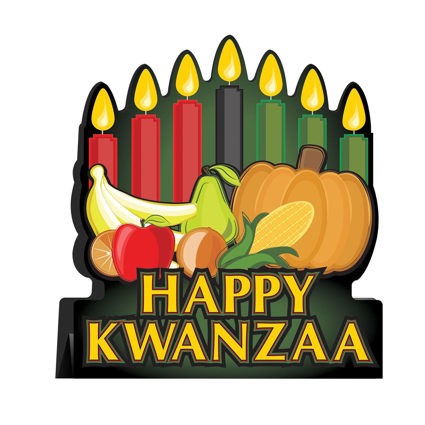 Beistle 3-D Happy Kwanzaa Centerpiece | Party Supply | Decoration