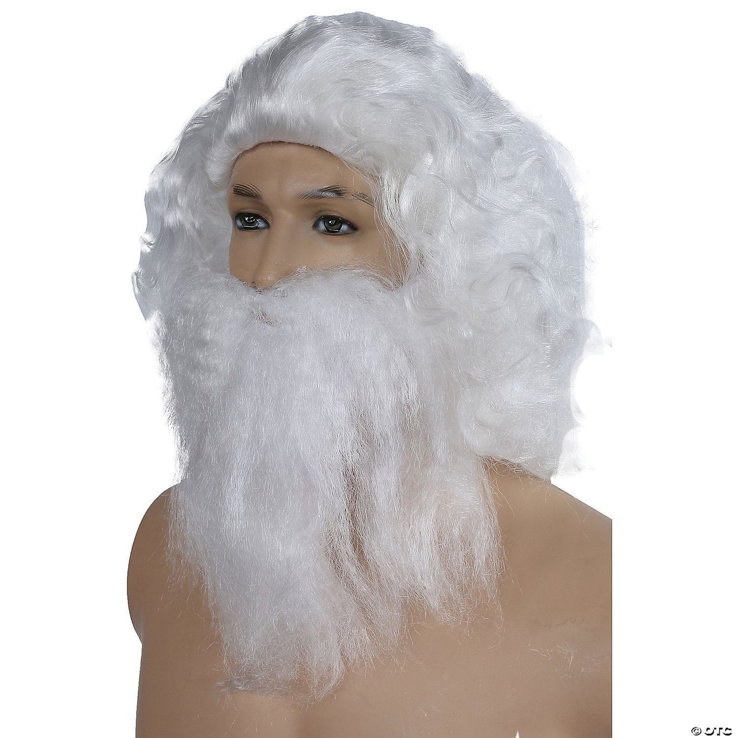 Coal Miner Wig and Beard Set White