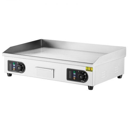 Commercial Electric Griddle 4400W Countertop Flat Top Grill 122?-572 ? Adjus