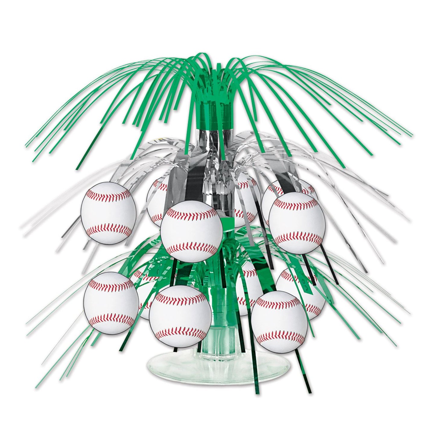 Beistle Baseball Mini Cascade Centerpiece | Party Supply | Decoration
