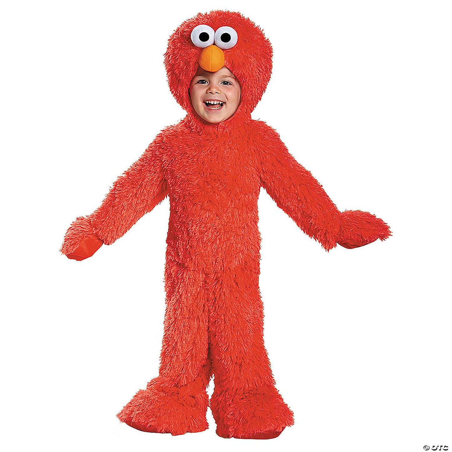 Boys | Toddler Extra Deluxe Elmo Plush Costume - Medium
