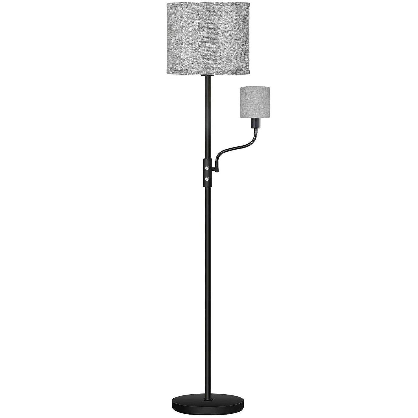 67.32In Mother Daughter Floor Lamp with Linen Shade 3200K Brightness 360° 8374