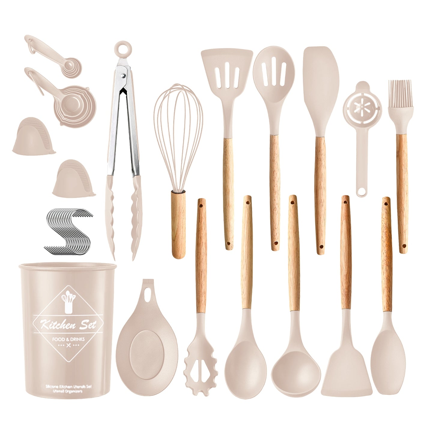 35Pcs Kitchen Cooking Utensils Set Spatula Set Baking Utensil Set Kitchen 9492