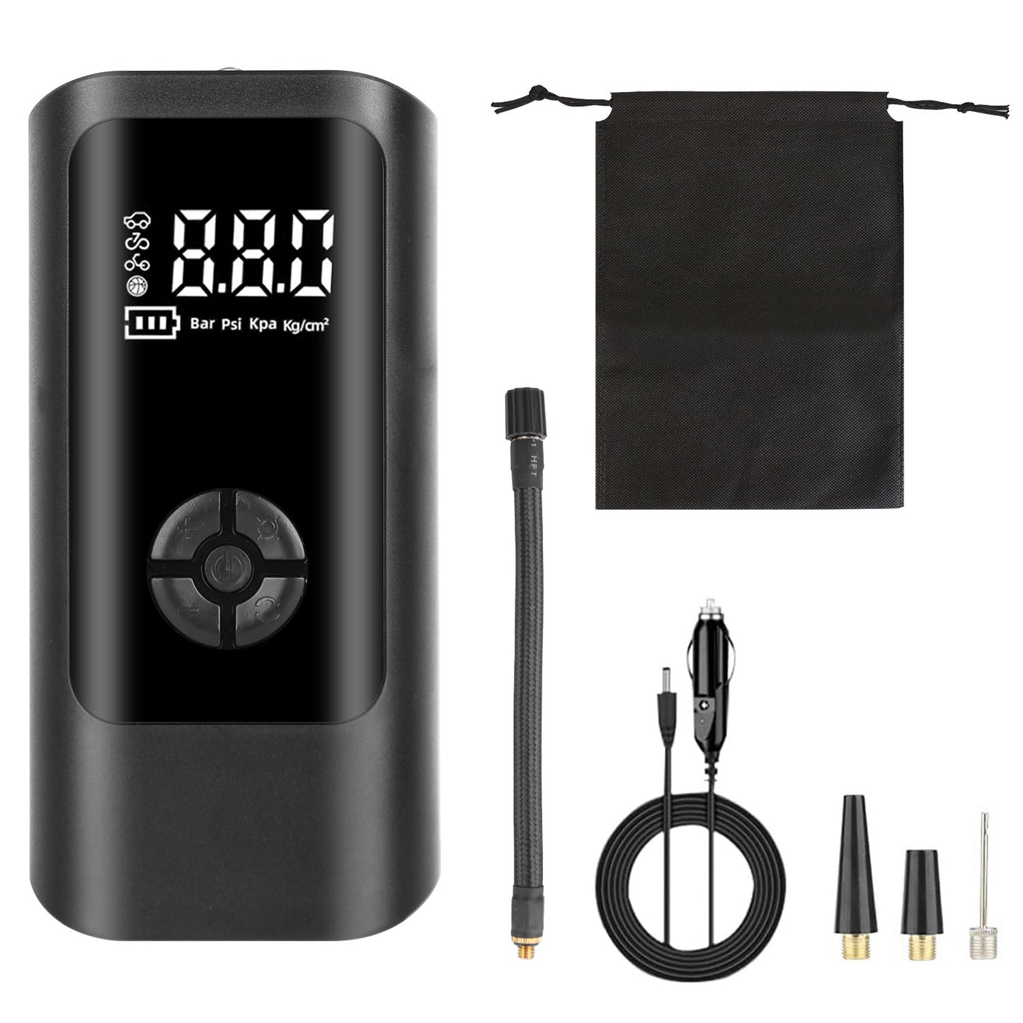 Car Tire Inflator Pump Portable Car Air Compressor Corded Electric Air Pump