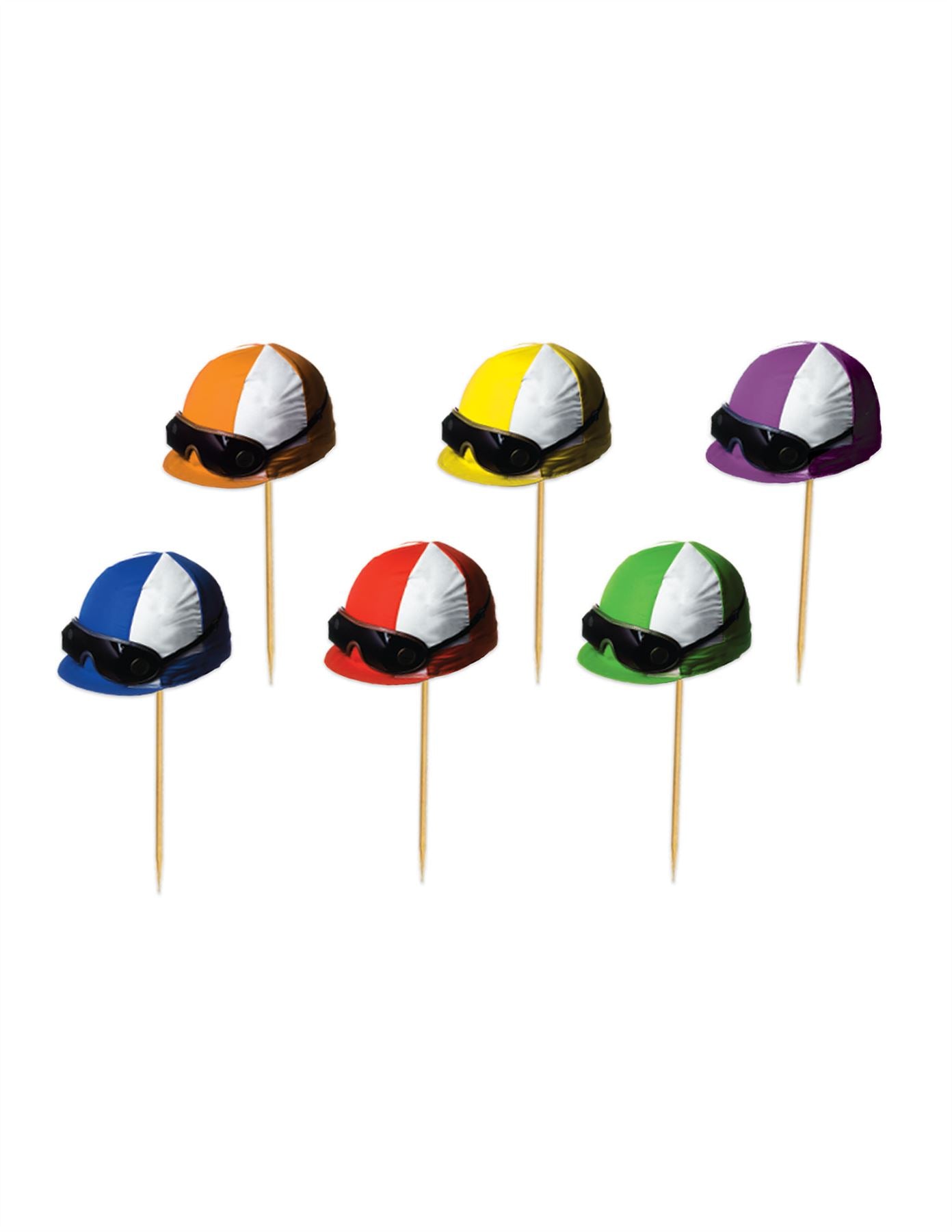 Beistle Jockey Helmet Picks - Derby Day | Party Supply | Decoration